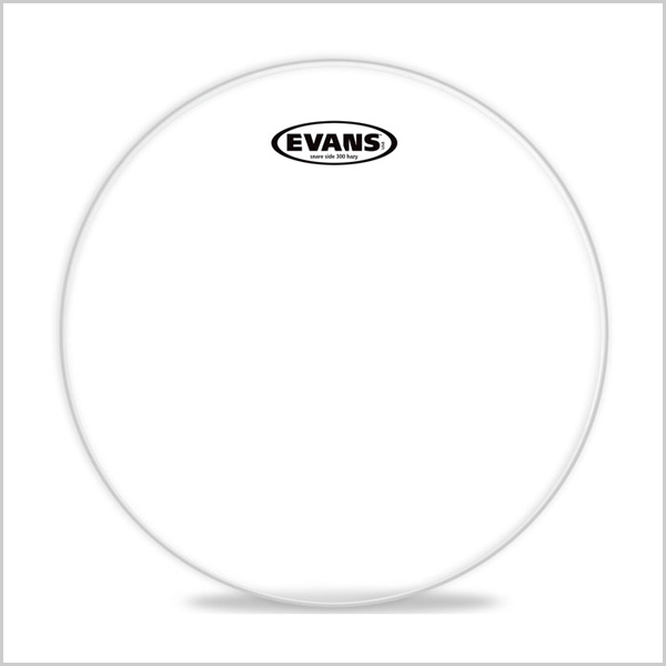 EVANS HAZY 300 스네어 하단 헤드 (투명)